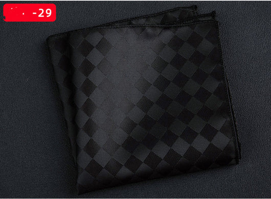 Pañuelo Cuadrado Retro con Bordado Texturizado para Hombre - Image 22