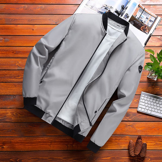 Chaqueta Slim Fit Coreana para Hombre - Abrigo Versátil Primavera Otoño - Image 4