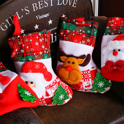 Calcetines Navideños con Diseños de Adornos - Image 4