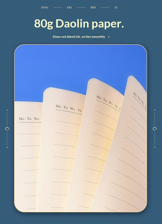 Set de Cuaderno A5 Estilo Chino Vintage para Negocios y Oficina en Caja de Regalo - Image 19