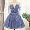 Vestido Corto Elegante Efecto Adelgazante de Alta Gama