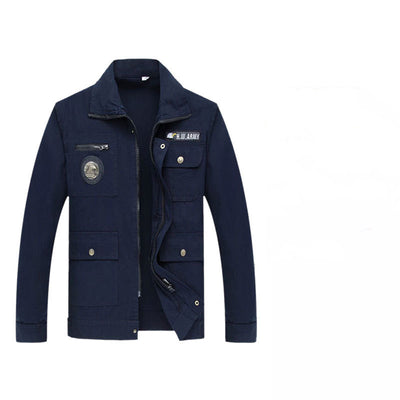 Chaqueta de Trabajo de Algodón con Refuerzos - Manga Larga Profesional - Image 3