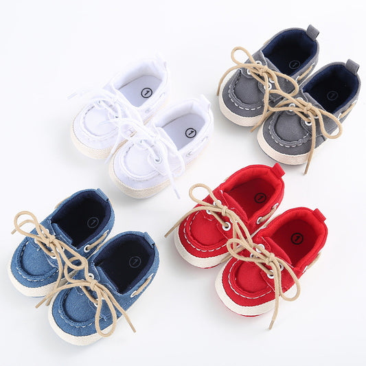 Zapatos Mocasín Estilo Vaquero para Bebés y Niños Pequeños