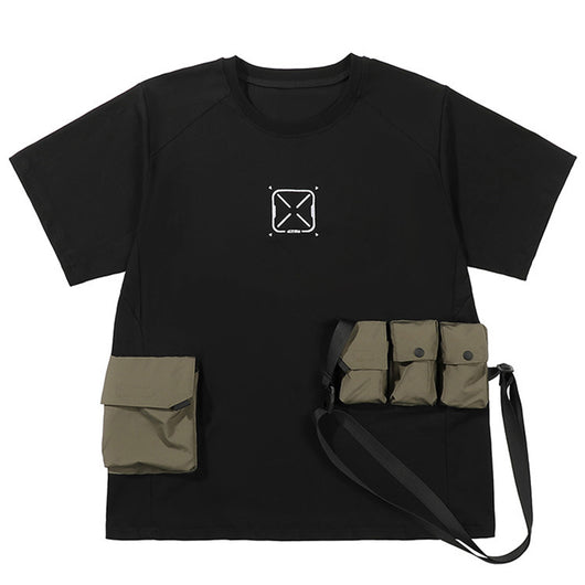 Playera Manga Corta para Hombre con Bolsillos 3D - Image 5