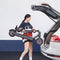 Coche Eléctrico Infantil Plegable con Doble Rueda