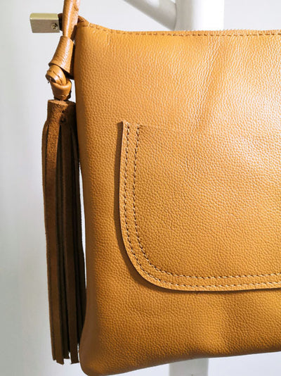 Bolso Bandolera Vintage con Fleece y Flecos Florales - Image 19