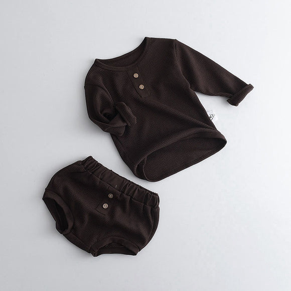 Conjunto de Ropa para Bebé Niña - Diseño Liso y Cómodo
