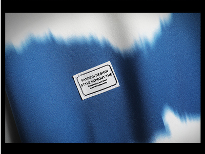 Suéter Holgado Tie-Dye Bicolor para Hombre Talla Grande - Image 7