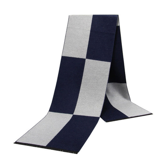 Bufanda Cuadriculada Cálida para Hombre - Diseño Clásico - Image 2
