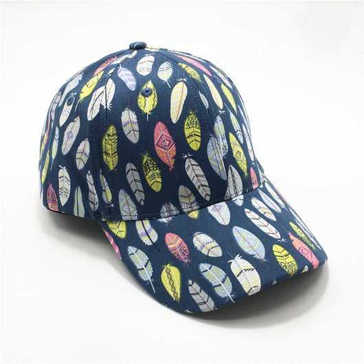 Gorra de Béisbol Estampado Hojas para Mujer - Image 9