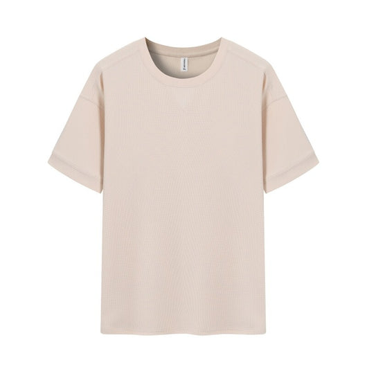Camiseta Manga Corta Textura Waffle para Hombre - Image 8