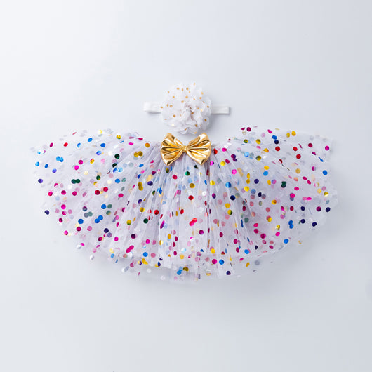 Falda Tutú para Niña Estampado Leopardo con Malla - Image 10