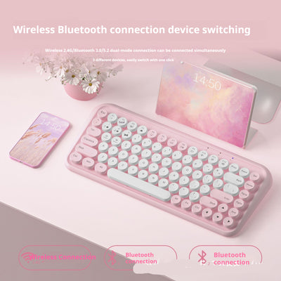 Teclado Inalámbrico Dual Bluetooth con Función Silencio - Image 3