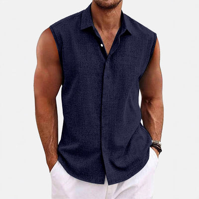 Camisa de Playa con Solapas y Botones - Estilo Summer - Image 2