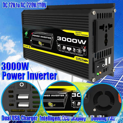 Inversor 3000W 12V a 220V - Convertidor Solar de Alta Frecuencia para Vehículos y Sistemas Aislados - Image 8