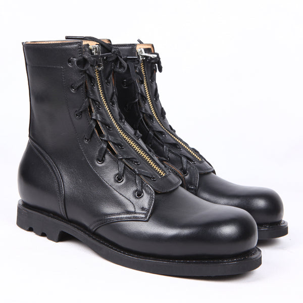Botas de Cuero Caña Alta Punta Redonda
