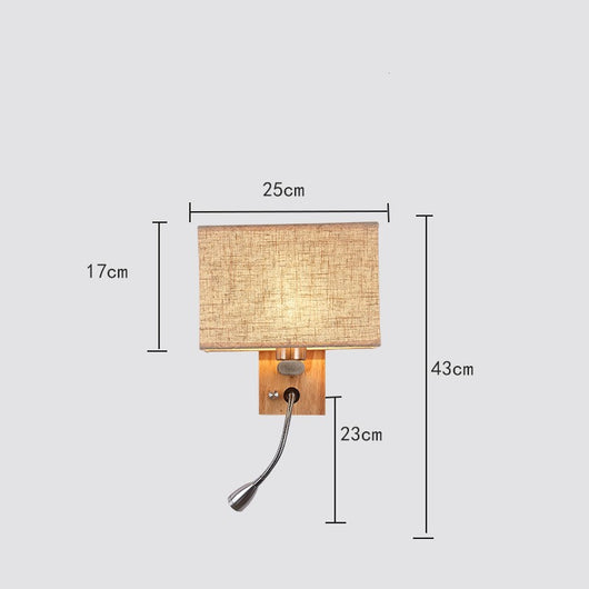 Luces LED para Cabecera de Cama - Diseño Moderno en Madera para Hoteles y Dormitorios - Image 5