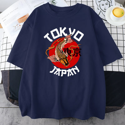 Camiseta Estampada Unisex de Algodón - Manga Corta Cuello Redondo Verano - Image 8