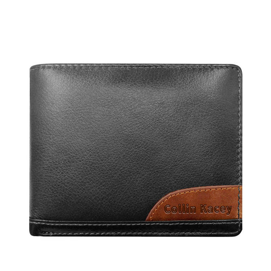 Billetera Corta de Cuero Genuino para Hombre con Múltiples Compartimentos - Image 15