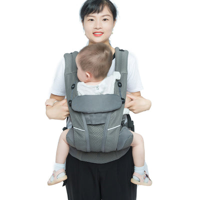 Portabebé Ergonómico 4 en 1 Transpirable con Asiento de Cadera - Image 13