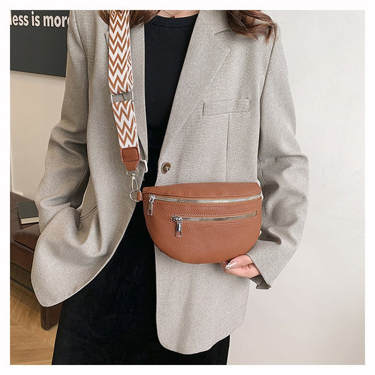 Bolso Bandolera de Gran Capacidad con Correa Ancha - Image 25