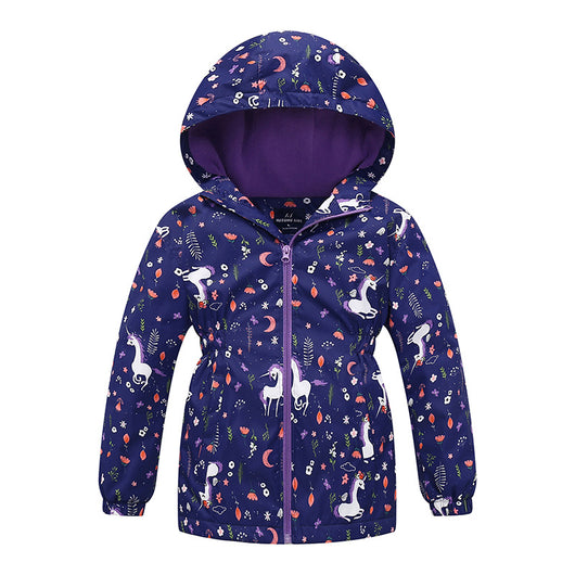 Chaqueta Abrigo Cortavientos Térmica para Niños - Image 3