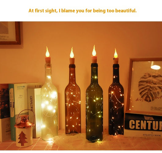Luz LED Decorativa para Botellas - Tapón con Efecto Destello - Image 9