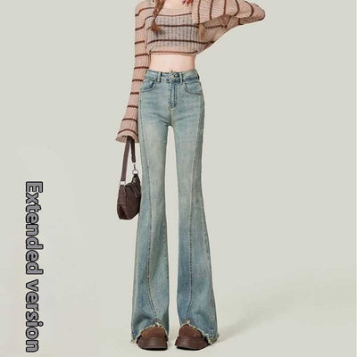 Jeans Retro Acampanados para Mujer - Estilo Clásico Americano - Image 4