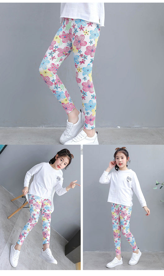 Leggings Capri Modal Elásticos para Niña - Uso Diario y Deportivo - Image 21