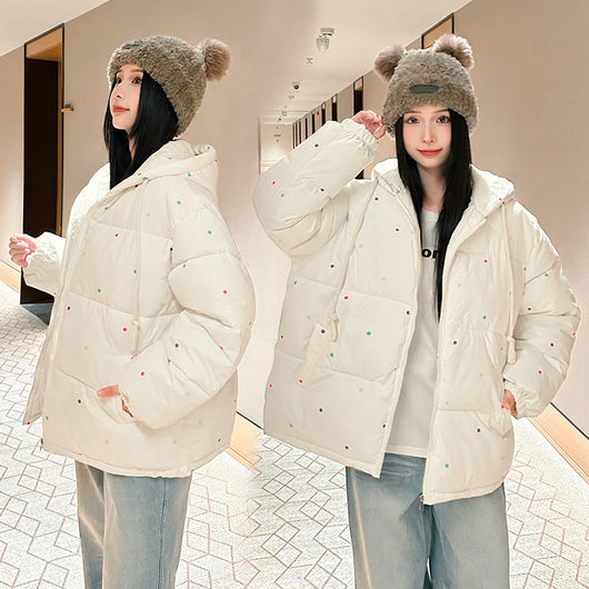 Abrigo Cálido de Algodón Grueso Estilo Japonés para Mujer - Image 13