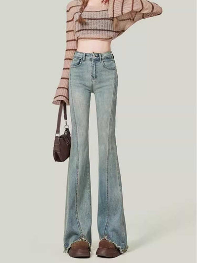 Jeans Retro Acampanados para Mujer - Estilo Clásico Americano - Image 15