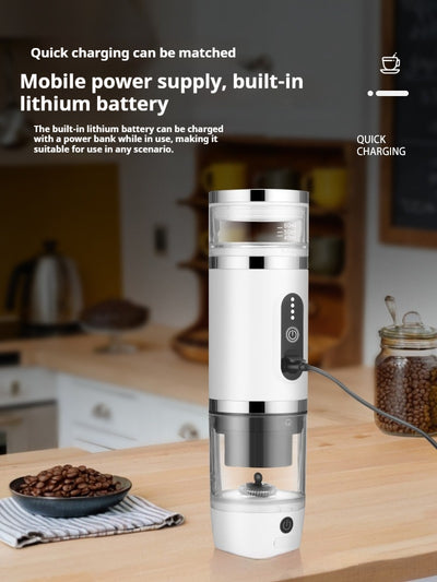 Cafetera Italiana 3 en 1 con Espumador Inalámbrico y Calentamiento Portátil - Image 13