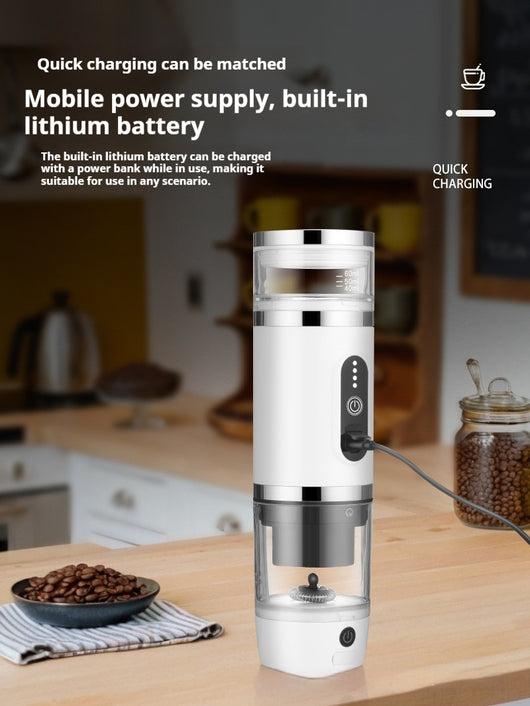 Cafetera Italiana 3 en 1 con Espumador Inalámbrico y Calentamiento Portátil - Image 13