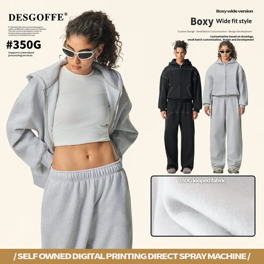 Chaqueta Deportiva Hip-hop con Cierre de Cremallera para Hombre - Image 2
