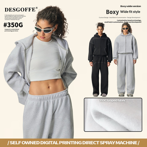 Chaqueta Deportiva Hip-hop con Cierre de Cremallera para Hombre