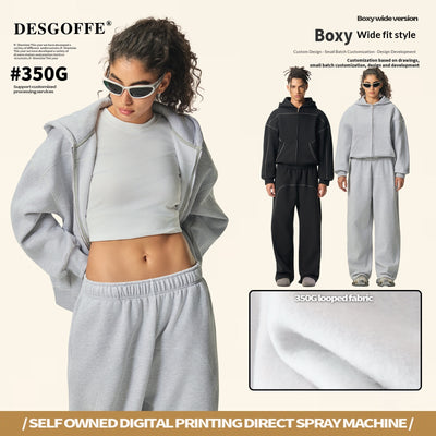 Chaqueta Deportiva Hip-hop con Cierre de Cremallera para Hombre - Image 2