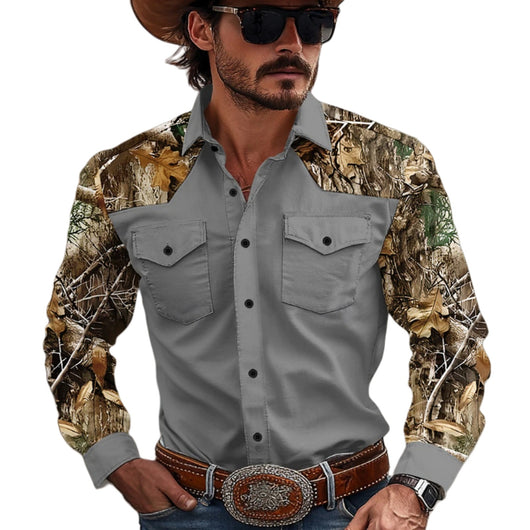 Camisa Vaquera Clásica de Manga Larga para Hombre - Image 14