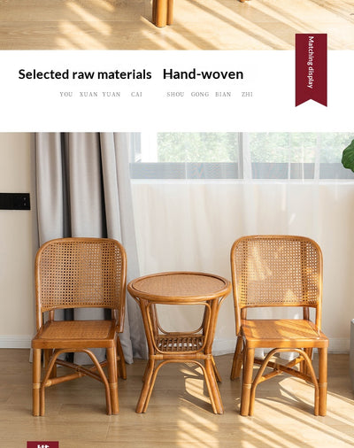 Silla de Ratán para Balcón con Respaldo - Diseño Leisure - Image 11