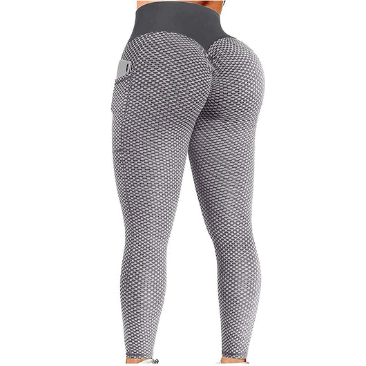 Pantalones de Yoga Fitness Levanta Cola con Textura Panal - Image 11