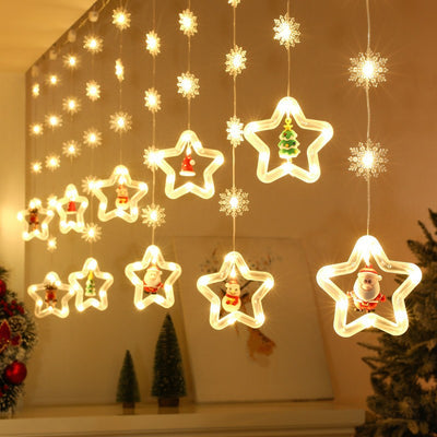 Cadena de Luces Navideñas para Cortinas - Image 26