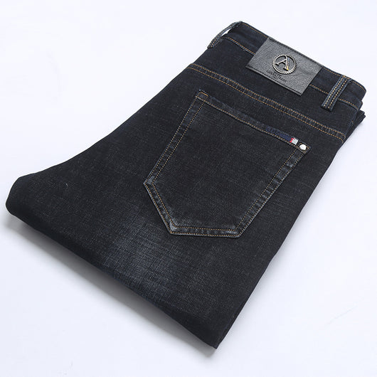 Pantalones Vaqueros Holgados Stretch para Hombre - Corte Recto Clásico - Image 11