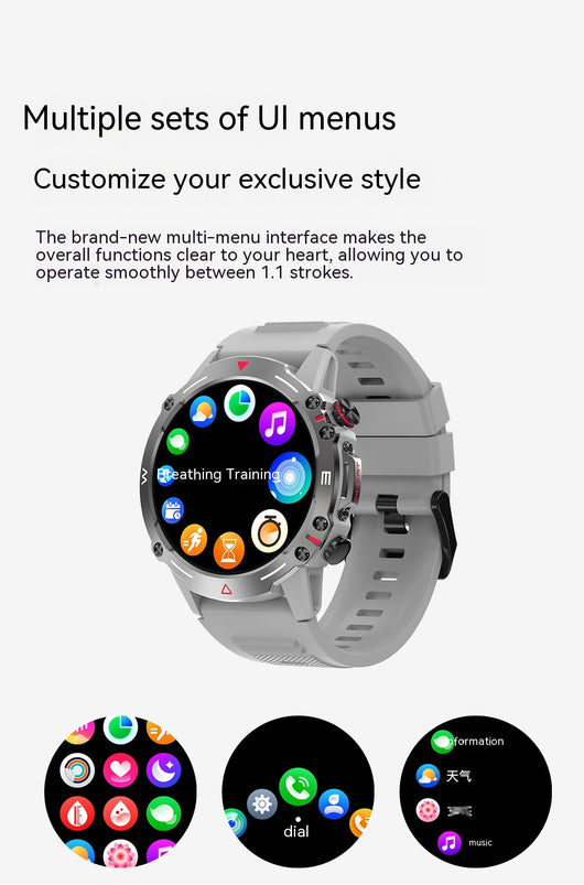 Reloj Inteligente HK87 con Llamadas Bluetooth, Monitor Cardíaco y Presión Arterial - Image 38