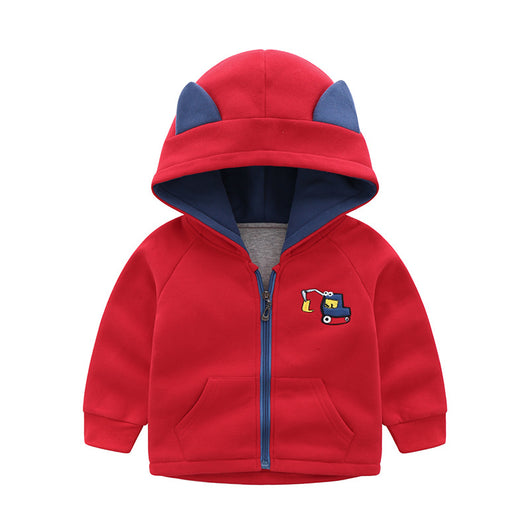 Sudadera con Capucha y Cierre para Niños - Tallas Pequeña y Mediana - Image 9