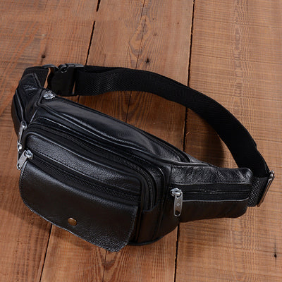 Bolsa Cruzada de Cuero para Hombre - Grande, Multifuncional y Resistente - Image 7