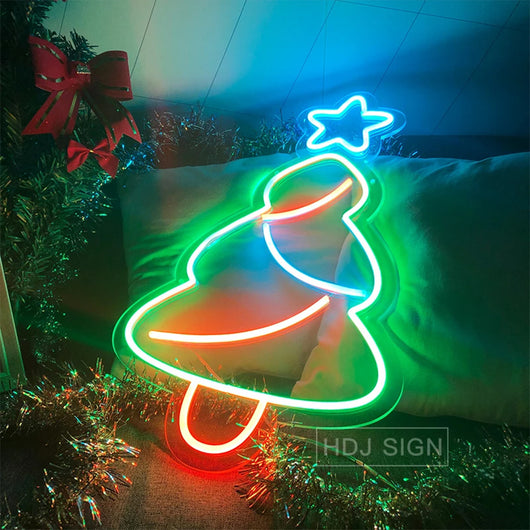 Decoración Navideña con Luces Neón Ambiente - Image 4