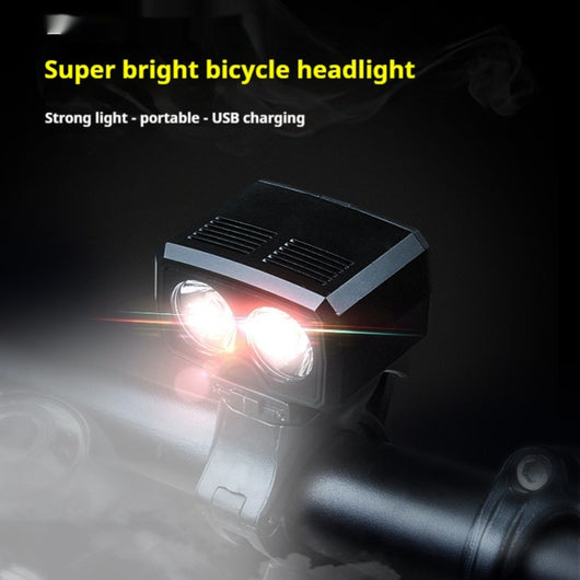 Luz Frontal LED para Bicicleta de Montaña con Carga USB