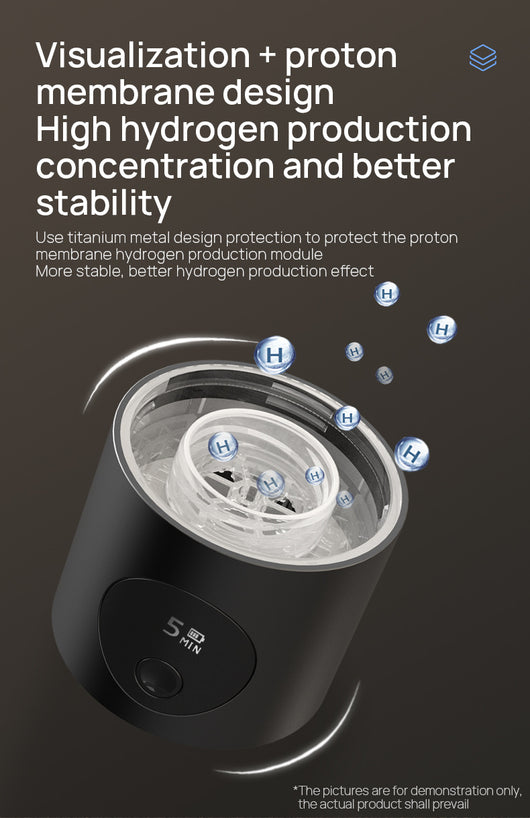 Vaso Generador de Agua Hidrogenada con Separación Hidrógeno-Oxígeno - Image 10