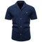 Camisa Cubana de Rayas en Algodón para Hombre