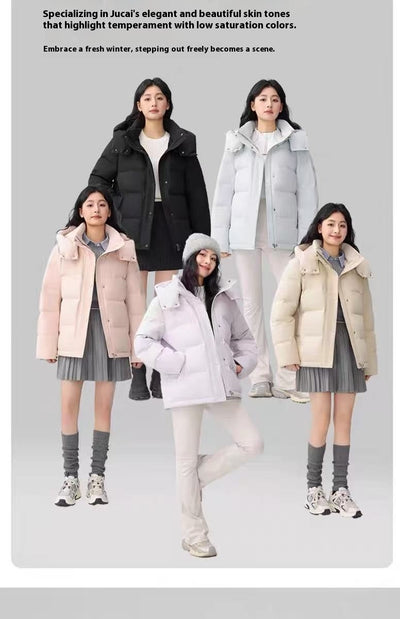 Chaqueta Corta de Algodón con Gorro Desmontable - Image 11