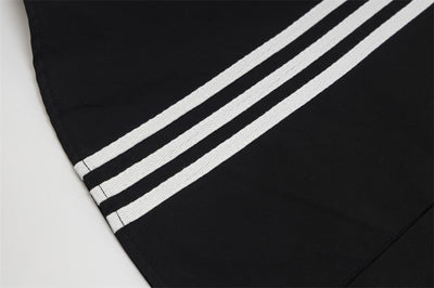 Camisa de Rayas Patchwork Manga Corta para Hombre - Image 14